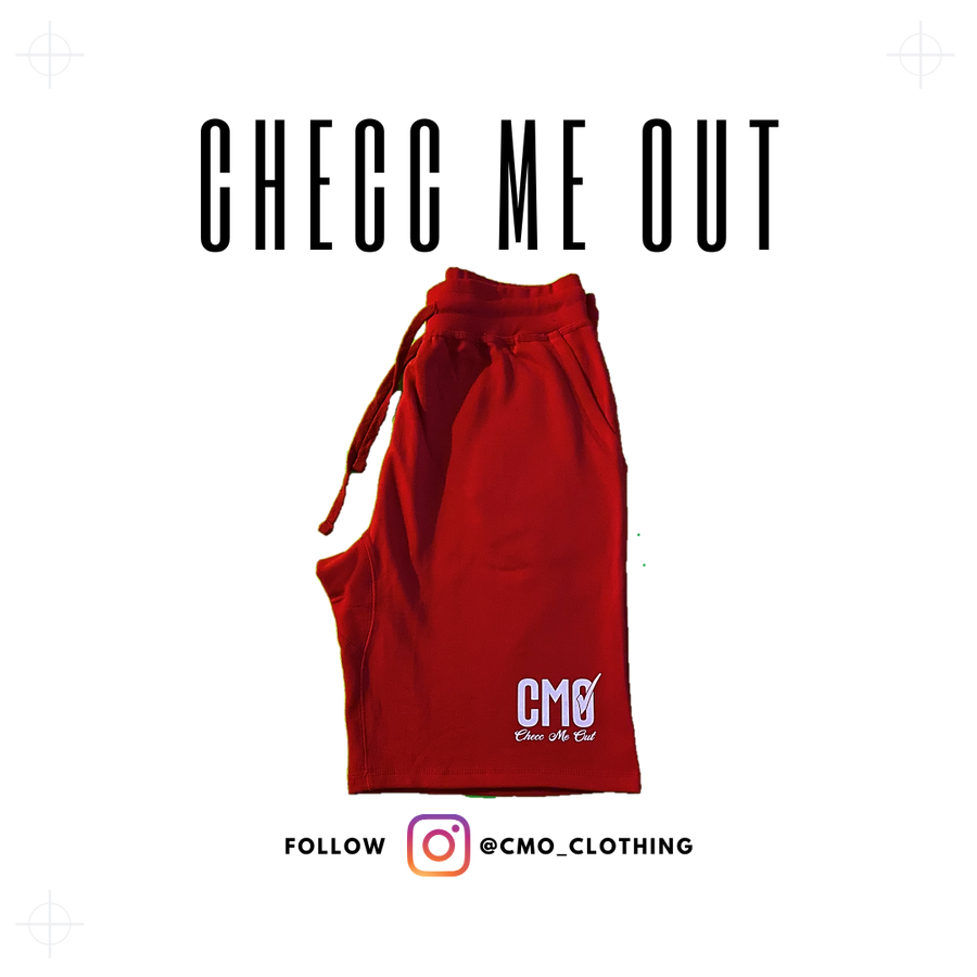 Red Checc Me Out Men's Shorts